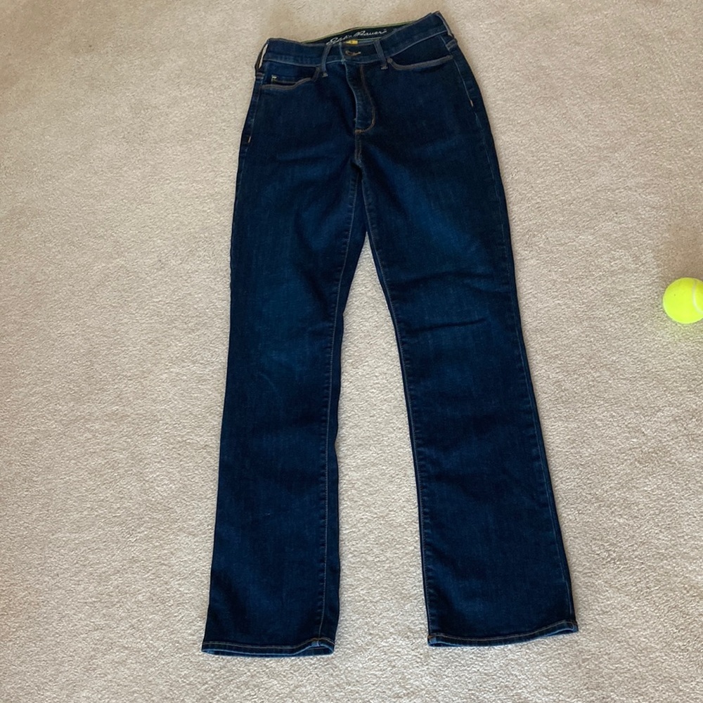 Eddie Bauer curvy high-rise boot cut jeans